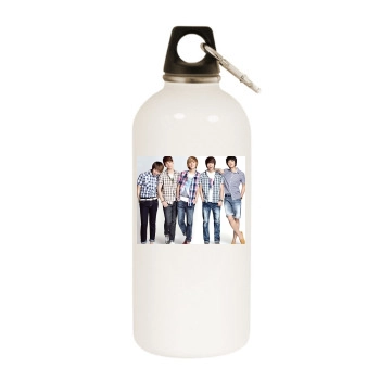 SHINee White Water Bottle With Carabiner