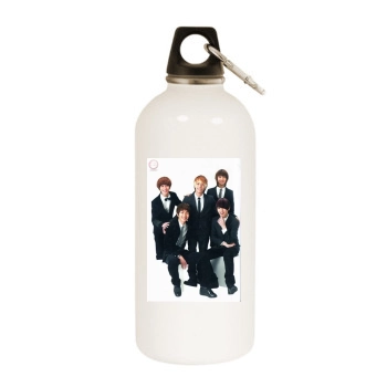 SHINee White Water Bottle With Carabiner