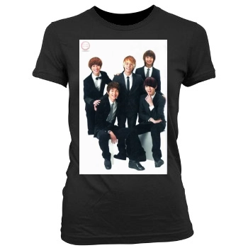 SHINee Women's Junior Cut Crewneck T-Shirt