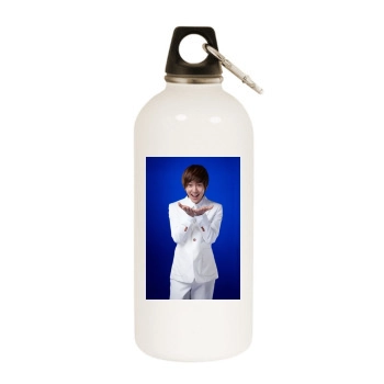 SHINee White Water Bottle With Carabiner