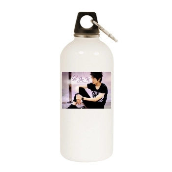 SHINee White Water Bottle With Carabiner