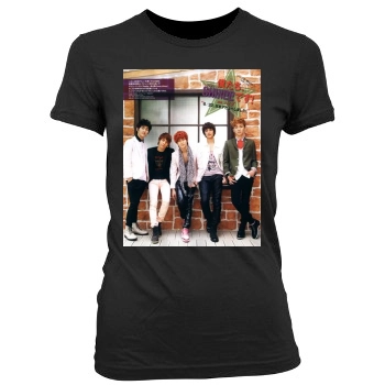 SHINee Women's Junior Cut Crewneck T-Shirt