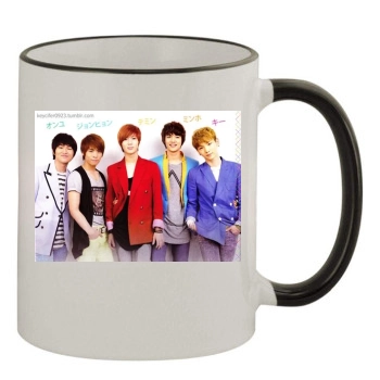 SHINee 11oz Colored Rim & Handle Mug