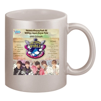 SHINee 11oz Metallic Silver Mug