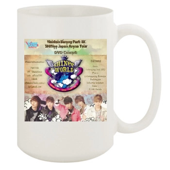 SHINee 15oz White Mug