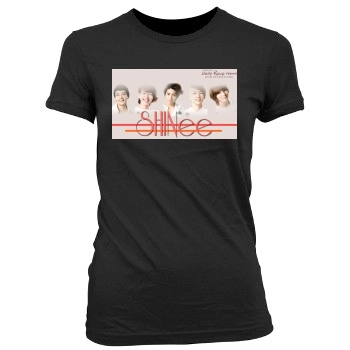 SHINee Women's Junior Cut Crewneck T-Shirt