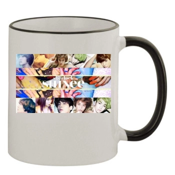 SHINee 11oz Colored Rim & Handle Mug