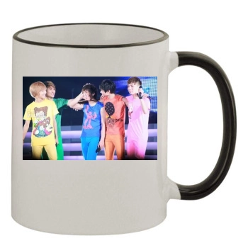 SHINee 11oz Colored Rim & Handle Mug