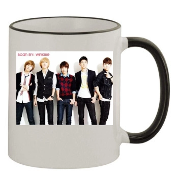 SHINee 11oz Colored Rim & Handle Mug