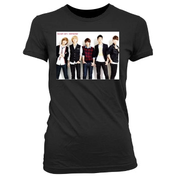 SHINee Women's Junior Cut Crewneck T-Shirt