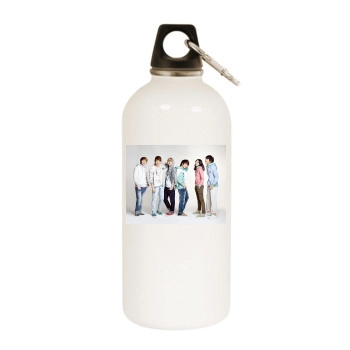 SHINee White Water Bottle With Carabiner