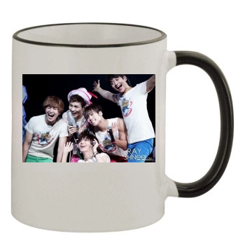 SHINee 11oz Colored Rim & Handle Mug