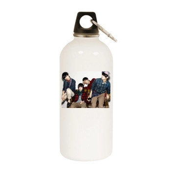 SHINee White Water Bottle With Carabiner