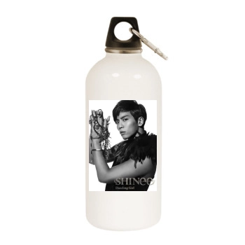 SHINee White Water Bottle With Carabiner