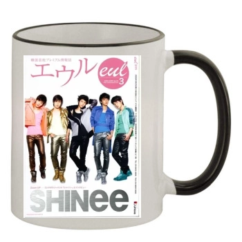 SHINee 11oz Colored Rim & Handle Mug