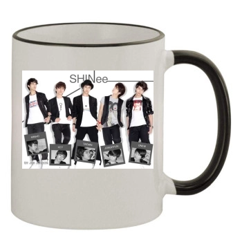 SHINee 11oz Colored Rim & Handle Mug