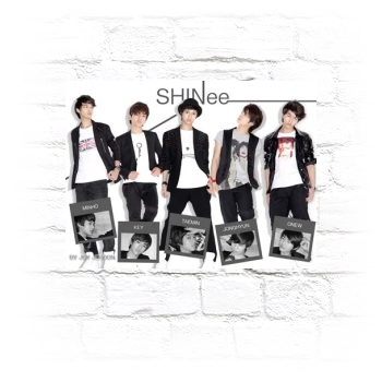 SHINee Metal Wall Art