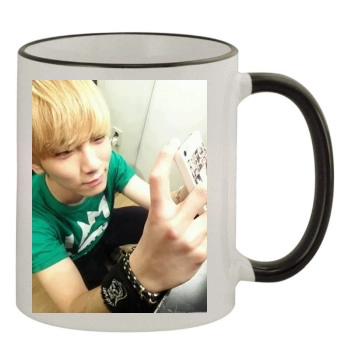 SHINee 11oz Colored Rim & Handle Mug