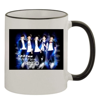 SHINee 11oz Colored Rim & Handle Mug