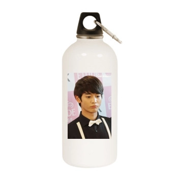 SHINee White Water Bottle With Carabiner