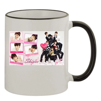 SHINee 11oz Colored Rim & Handle Mug