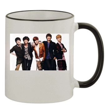 SHINee 11oz Colored Rim & Handle Mug