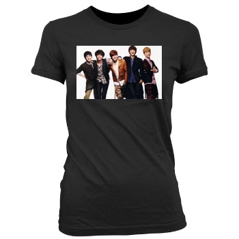 SHINee Women's Junior Cut Crewneck T-Shirt