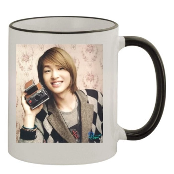 SHINee 11oz Colored Rim & Handle Mug