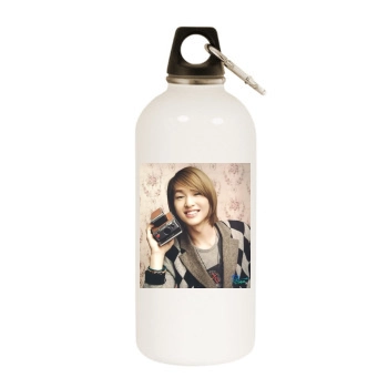 SHINee White Water Bottle With Carabiner