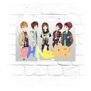 SHINee Metal Wall Art