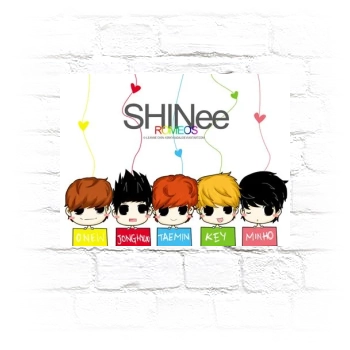 SHINee Metal Wall Art