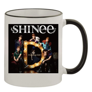 SHINee 11oz Colored Rim & Handle Mug