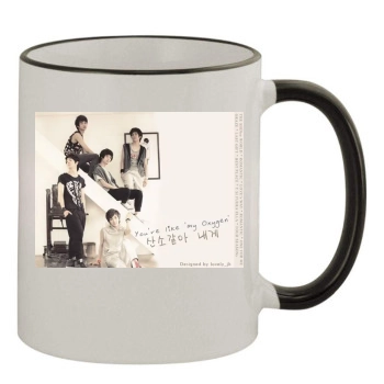 SHINee 11oz Colored Rim & Handle Mug