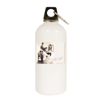 SHINee White Water Bottle With Carabiner