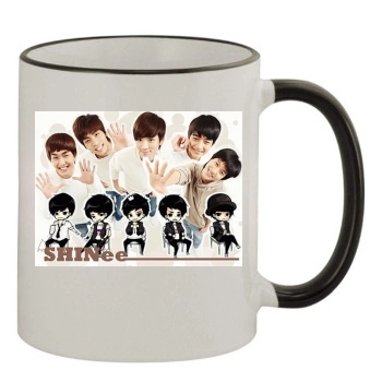 SHINee 11oz Colored Rim & Handle Mug