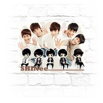 SHINee Metal Wall Art