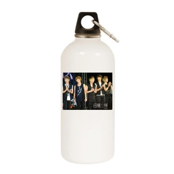 SHINee White Water Bottle With Carabiner