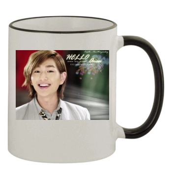 SHINee 11oz Colored Rim & Handle Mug