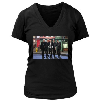 SHINee Women's Deep V-Neck TShirt