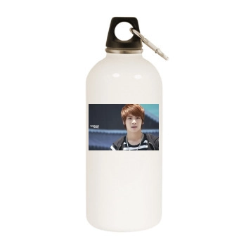 SHINee White Water Bottle With Carabiner