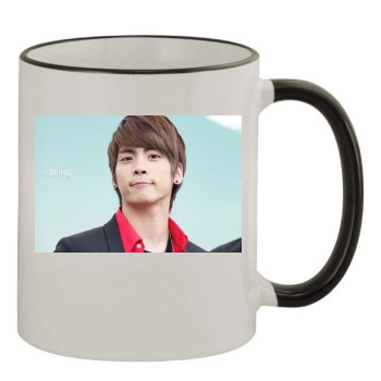 SHINee 11oz Colored Rim & Handle Mug