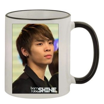 SHINee 11oz Colored Rim & Handle Mug