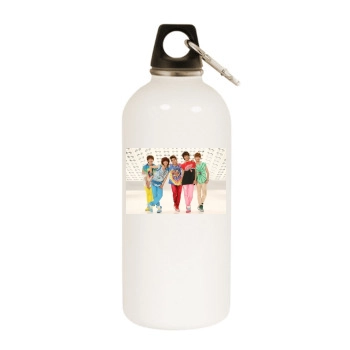 SHINee White Water Bottle With Carabiner