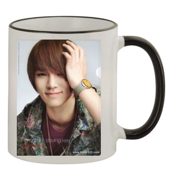 SHINee 11oz Colored Rim & Handle Mug