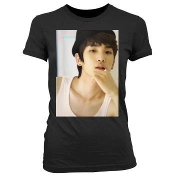 SHINee Women's Junior Cut Crewneck T-Shirt