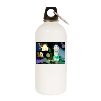 SHINee White Water Bottle With Carabiner