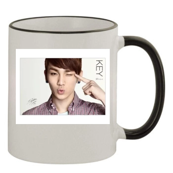 SHINee 11oz Colored Rim & Handle Mug