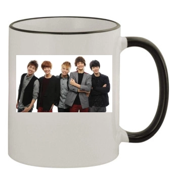 SHINee 11oz Colored Rim & Handle Mug