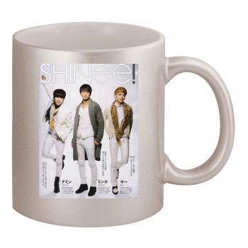 SHINee 11oz Metallic Silver Mug