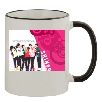 SHINee 11oz Colored Rim & Handle Mug